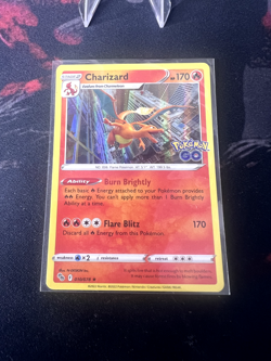 Pokemon TCG Charizard Holo Card Pokemon Go 010/078 Near Mint Condition 010/078 - Image 1