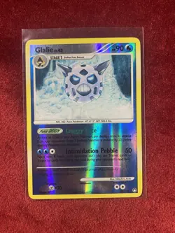 Glalie 25/123 Reverse Holo Mysterious Treasures Pokemon Card LP - Image 1