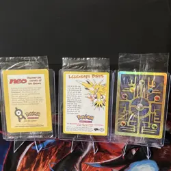 Pokemon TCG Holo Card Lot Neo Discovery entei Zapdos Ancient Mew PROMOS SEALED - Image 1