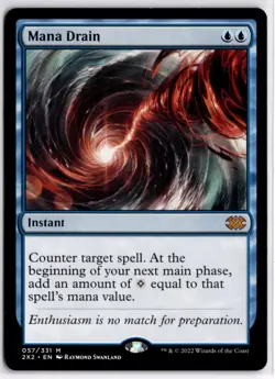 Mana Drain Double Masters 2022 57 LP x1 MTG Magic: the Gathering - Image 1