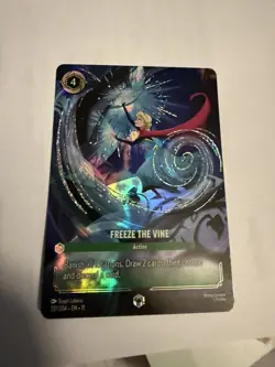 Lorcana Winterspell Freeze The Vine Enchanted Near mint Pack Fresh Elsa - Image 2