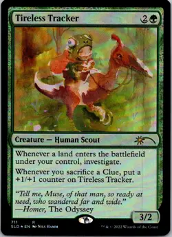 Tireless Tracker () R Secret Lair Drop Series 711 NM Foil - Image 1