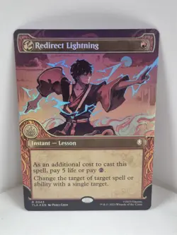 MTG - Redirect Lightning - FOIL Showcase Rare #343 Avatar: The Last Airbender NM - Image 1