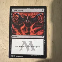 MTG Magic: Masters 25: Dark Ritual #082/249 Common NM Free Shipping - Image 1