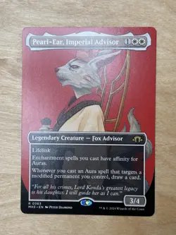 Pearl Ear Imperial Advisor (Borderless) Modern Horizons 3 MH3 MTG - Image 1
