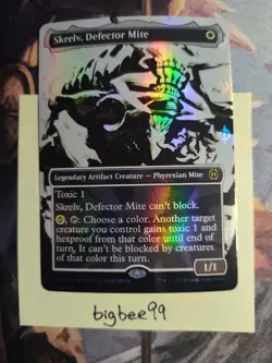 Skrelv, Defector Mite (Showcase) #301 *Foil* NM - Phyrexia: All Will Be One... - Image 1