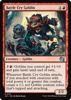 Battle Cry Goblin - 127 - Foundations Jumpstart- Near Mint - MTG - Image 1