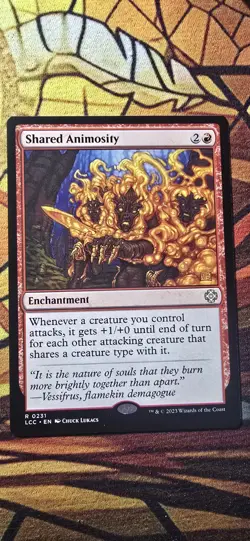 Shared Animosity Commander: the Lost Caverns of Ixalan Regular Enchantment Rare - Image 1
