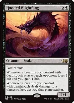 MTG Hooded Blightfang - Foundations Jumpstart (J25) #455 Magic the Gathering - Image 1