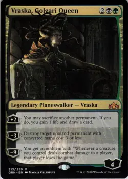 1x Vraska, Golgari Queen - Guilds of Ravnica Magic the Gathering MTG NM - Image 1