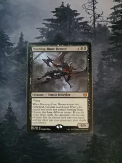 Burning-Rune Demon Kaldheim Regular - Image 1