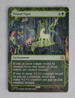 MTG: Primal Vigor Wilds of Eldraine: Enchanting Tales Borderless NM - Image 1