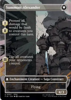 Crystal Fragments BORDERLESS Final Fantasy Magic MTG NM - Image 2