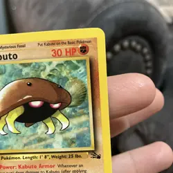 Pokemon TCG Kabuto Fossil 1st Edition Common Card 50/62 NM - Image 4