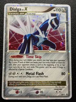 D&P Dialga 1/130 Black Star Promo Holo Pokemon TCG Moderate Play - Image 1