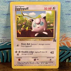 Jigglypuff 7 1999 Black Star Promo Holo Pokemon - Image 1