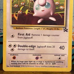 Jigglypuff 7 1999 Black Star Promo Holo Pokemon - Image 4