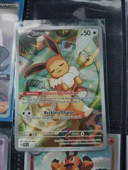 Pokemon TCG Eevee #173 Prismatic Evolutions ETB Black Star Holo Promo 2025 - Image 1