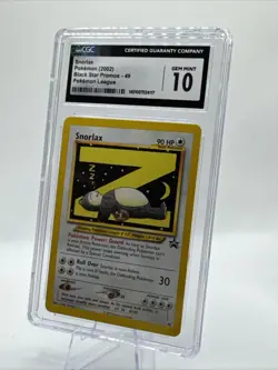 Snorlax 49/53 Black Star Promo 2002 Pokemon League Vintage Gem Mint 10 - Image 5