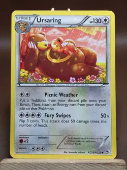 HP Pokemon Ursaring RC16/RC25 Legendary Treasures: Radiant Collection Holo - Image 1