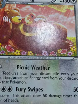 HP Pokemon Ursaring RC16/RC25 Legendary Treasures: Radiant Collection Holo - Image 5