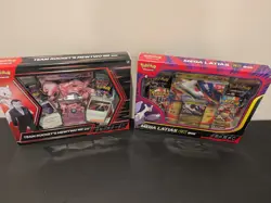 (2) Pokemon TCG Boxes Team Rocket's Mewtwo ex & Mega Latias Ex Sealed (8 Packs!) - Image 1