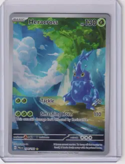 Heracross 194/193 Illustration Rare Paldea Evolved Pokemon NM/M - Image 1