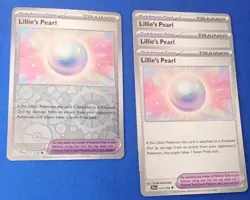 x4 Lillie's Pearl 151/159 Journey Together Pokemon TCG Playset NM/M - Image 1
