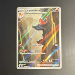 Pokemon TCG Charmeleon 169/165 Scarlet & Violet 151 Illustration Rare Holo 100 … - Image 1