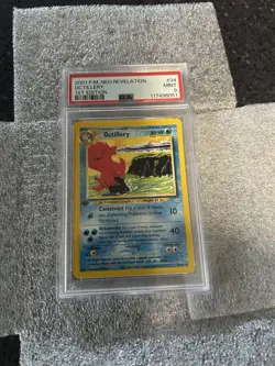 2001 Pokemon Neo Revelation 1st Edition Octillery 34/64 PSA 9 Mint - Image 1