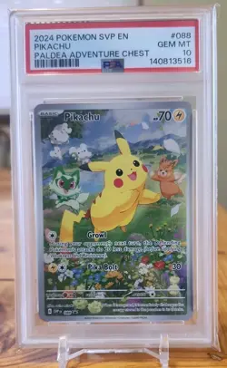 Pokemon -Pikachu-Scarlet & Violet Promo-088 - PSA 10 Gem Mint - Image 1