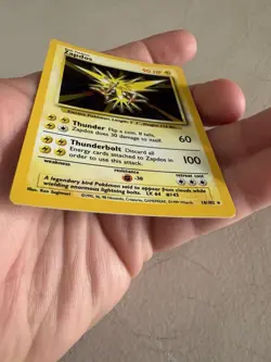 Zapdos Base Set Holo Rare 16/102 Pokemon TCG Near Mint Free Postage - Image 3