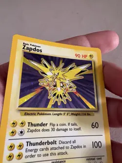 Zapdos Base Set Holo Rare 16/102 Pokemon TCG Near Mint Free Postage - Image 4