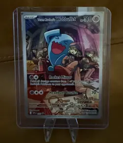 Team Rocket's Wobbuffet 203 Pokemon Center Stamp - Image 1