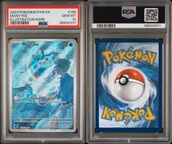 2023 POKEMON PAR EN-PARADOX RIFT ILLUSTRATION RARE #189 MANTYKE PSA 10 - Image 3