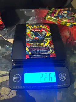 POKEMON MEGA EVOLUTION Phantasmal Flames Booster Pack WEIGHTED HEAVY 22.6 g - Image 1