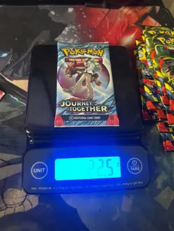 POKEMON Scarlet and Violet Journey Together Booster Pack WEIGHTED HEAVY 22.5 g - Image 1