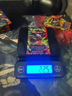 POKEMON MEGA EVOLUTION Phantasmal Flames Booster Pack WEIGHTED HEAVY 22.5 g - Image 1
