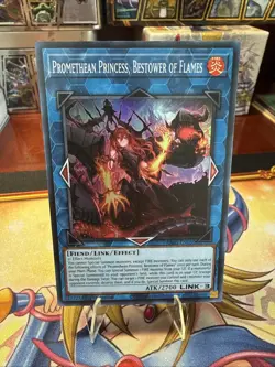 Yu-Gi-Oh! Promethean Princess, Bestower of Flames RA03-EN050 Super Rare NM - Image 1