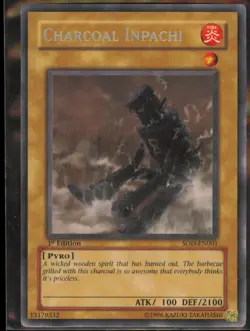 Charcoal Inpachi - SOD-EN001 - Soul of the Duelist - Rare - NM - YuGiOh - Image 1