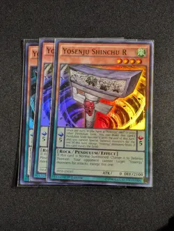 Yugioh - 3x Yosenju Shinchu R THSF-EN007 1st Edition Super Rare NM - Image 1