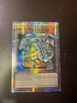 Yu-Gi-Oh! Blue-Eyes White Dragon (Quarter Century Secret Rare) LC01-EN004 NM - Image 1