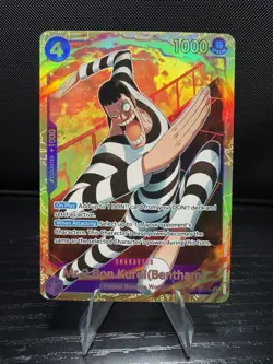 Mr. 2 Bon Kurei (Bentham) EB01-061 SP Parallel One Piece Card Game NM/M - Image 1