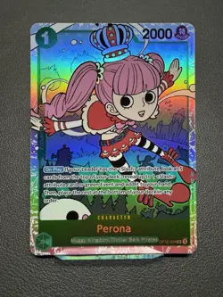 One Piece Perona OP12-034 Legacy of the Master Foil Super Rare English - Image 1