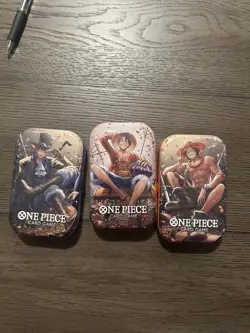 One Piece TCG: Vol 2 Tin Pack - Art Set of 3 TS-02 OP-13 BRAND NEW SEALED - Image 1