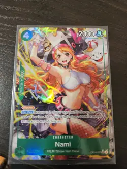 One Piece Nami OP14-031 Alt Art SR The Azure Sea’s Seven English - Image 1