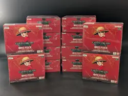 Lot of (12) OP-13 One Piece Carrying On His Will English Sealed Booster Boxes - Image 1