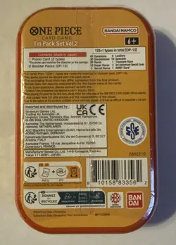 One Piece Card Game Luffy Tin Pack Set Vol.2 TS-02 OP13 New Sealed - Image 2