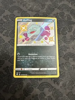 Pokemon Card - Koffing Shining Fates SV076/SV122 Shiny Holo Rare - Image 1
