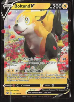 Pokemon TCG SWSH: Sword & Shield Promo Cards #SWSH219 Boltund V NM - Image 1